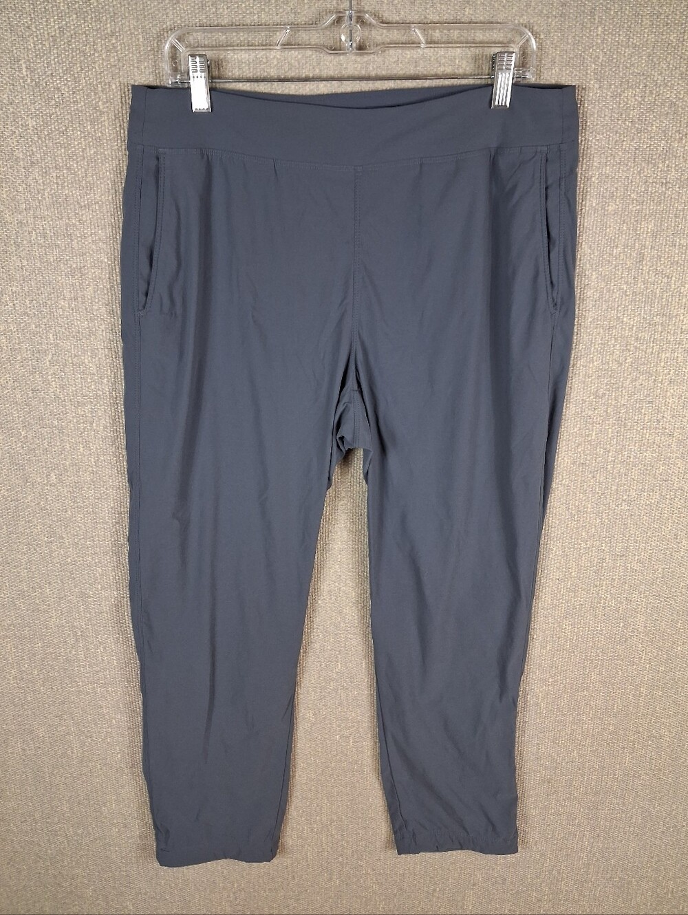 Mountain Hardwear Pants Women Large Blue Dynama Ankle High Rise Stretch Hiking